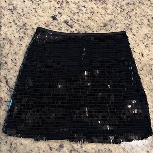 GB Girls Elegant Black Sequin Skirt